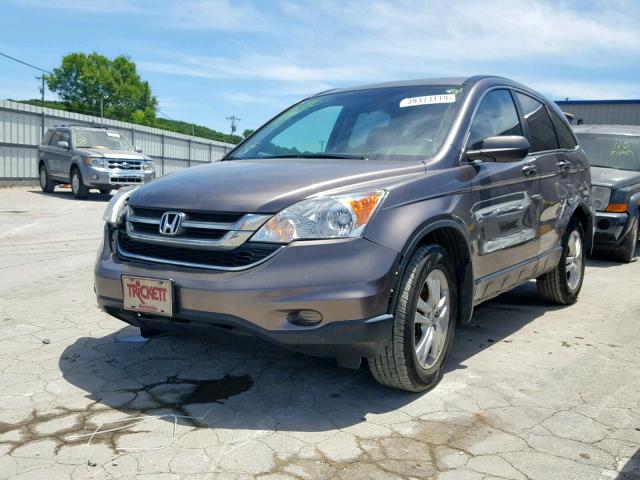 5J6RE3H72BL039762 - 2011 HONDA CR-V EXL GRAY photo 2