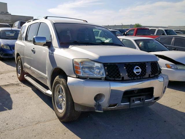 5N1AA08A44N741125 - 2004 NISSAN ARMADA SE SILVER photo 1