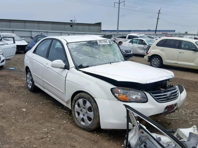 KNAFE221995656627 - 2009 KIA SPECTRA EX WHITE photo 1