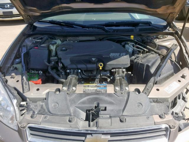 2G1WU58R979206182 - 2007 CHEVROLET IMPALA LTZ TAN photo 7