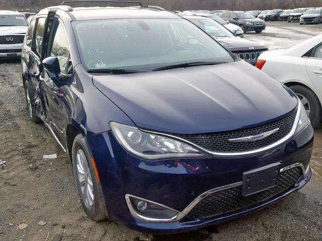 2C4RC1BG7JR127754 - 2018 CHRYSLER PACIFICA T BLUE photo 1