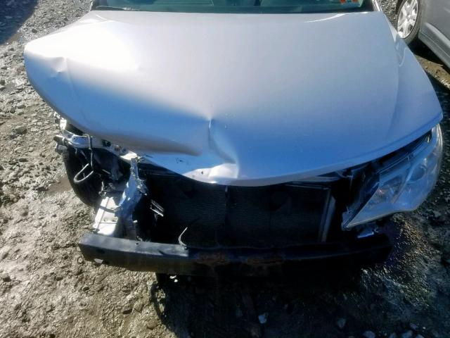 4T4BF1FK1CR167309 - 2012 TOYOTA CAMRY BASE SILVER photo 7