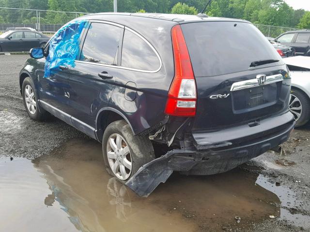 5J6RE48798L014047 - 2008 HONDA CR-V EXL BLACK photo 3