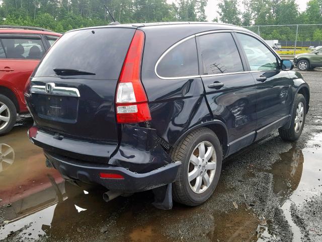 5J6RE48798L014047 - 2008 HONDA CR-V EXL BLACK photo 4