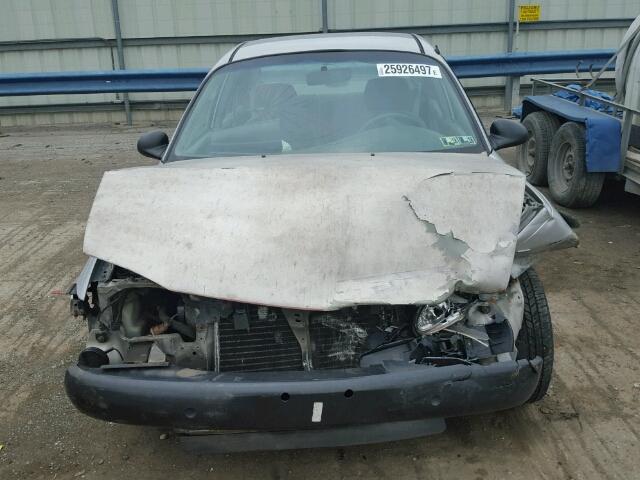 1MELM13P2VW607343 - 1997 MERCURY TRACER LS SILVER photo 9