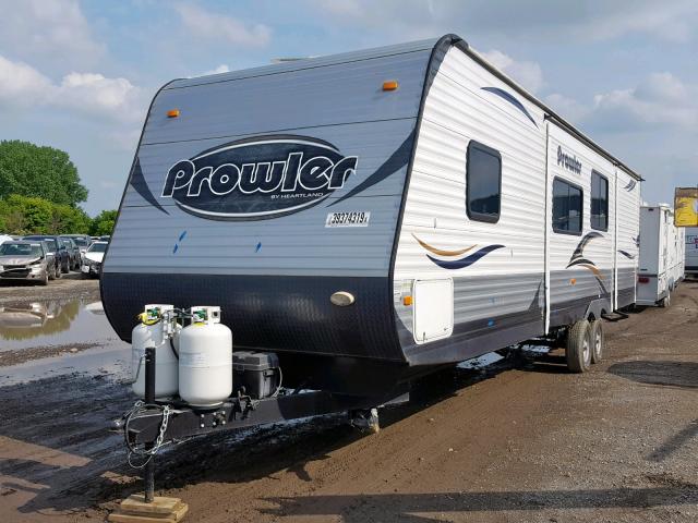 5SFPB3622EE281213 - 2014 HEART LAND PROWLER WHITE photo 2