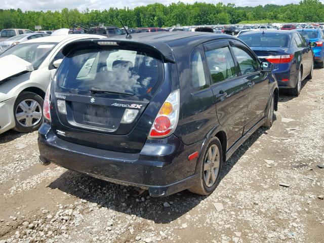 JS2RC61H155301592 - 2005 SUZUKI AERIO SX BLACK photo 4