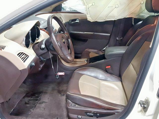 1G1ZE5EB7A4144468 - 2010 CHEVROLET MALIBU LTZ თეთრი ფოტო 5