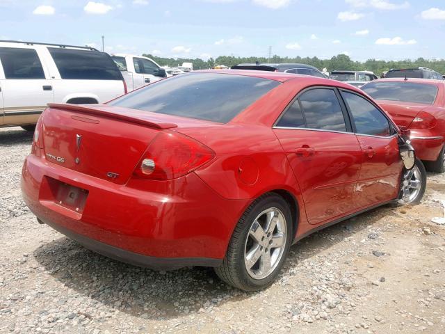 1G2ZH558164128846 - 2006 PONTIAC G6 GT RED photo 4