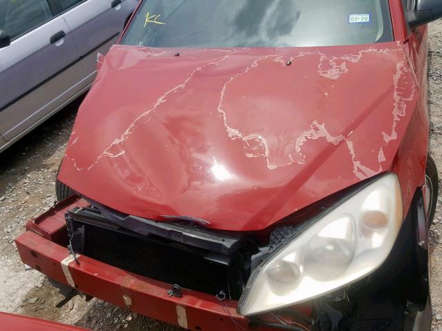 1G2ZH558164128846 - 2006 PONTIAC G6 GT RED photo 7