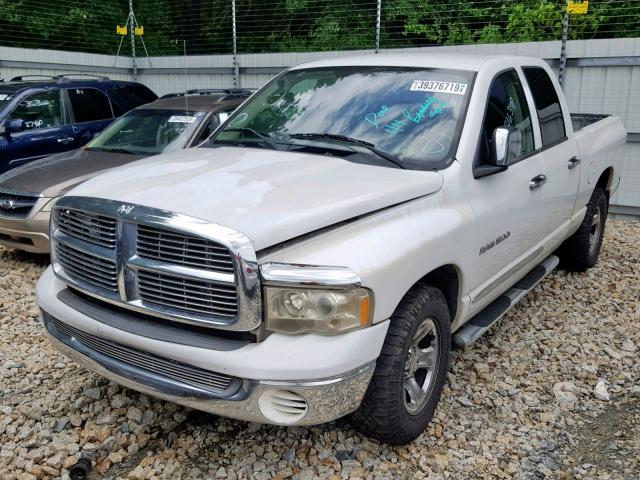 1D7HA18N44S540778 - 2004 DODGE RAM 1500 S WHITE photo 2