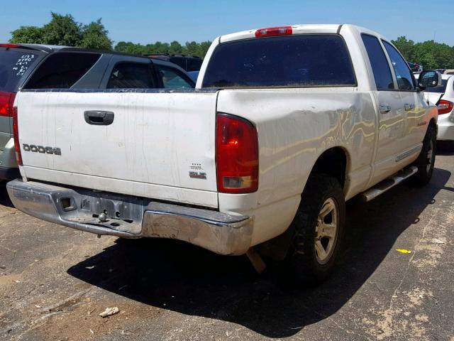 1D7HA18N44S540778 - 2004 DODGE RAM 1500 S WHITE photo 4