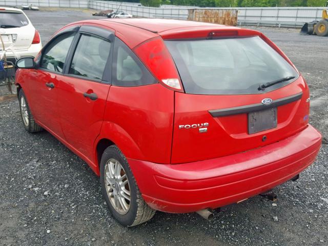 1FAFP37N86W167808 - 2006 FORD FOCUS ZX5 RED photo 3