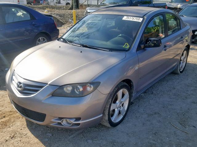 JM1BK123841123299 - 2004 MAZDA 3 S SILVER photo 2