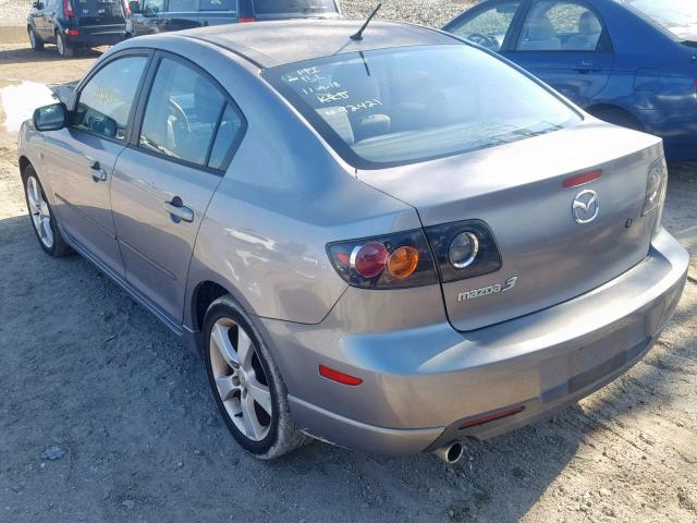 JM1BK123841123299 - 2004 MAZDA 3 S SILVER photo 3