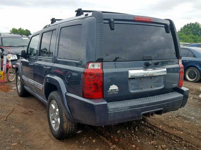 1J8HG58227C598983 - 2007 JEEP COMMANDER GRAY photo 3