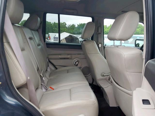 1J8HG58227C598983 - 2007 JEEP COMMANDER GRAY photo 6