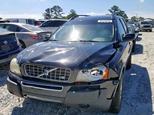 YV4CZ852661244263 - 2006 VOLVO XC90 V8 BLACK photo 2