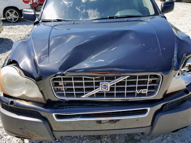 YV4CZ852661244263 - 2006 VOLVO XC90 V8 BLACK photo 7