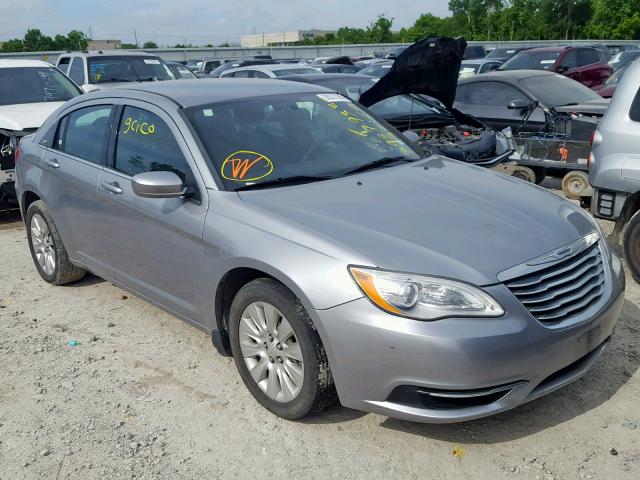 1C3CCBAB0EN175914 - 2014 CHRYSLER 200 LX GRAY photo 1