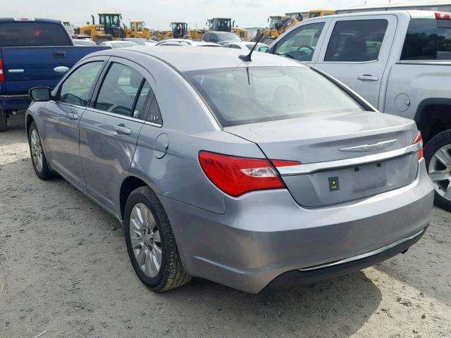 1C3CCBAB0EN175914 - 2014 CHRYSLER 200 LX GRAY photo 3