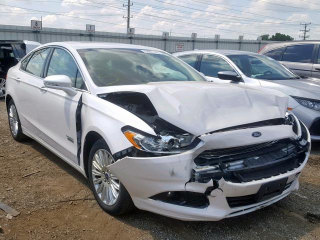 3FA6P0SU9ER252896 - 2014 FORD FUSION TIT WHITE photo 1