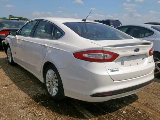 3FA6P0SU9ER252896 - 2014 FORD FUSION TIT WHITE photo 3