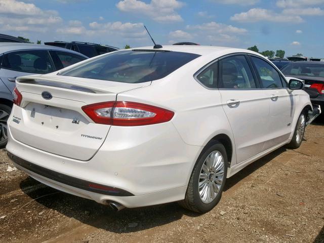 3FA6P0SU9ER252896 - 2014 FORD FUSION TIT WHITE photo 4