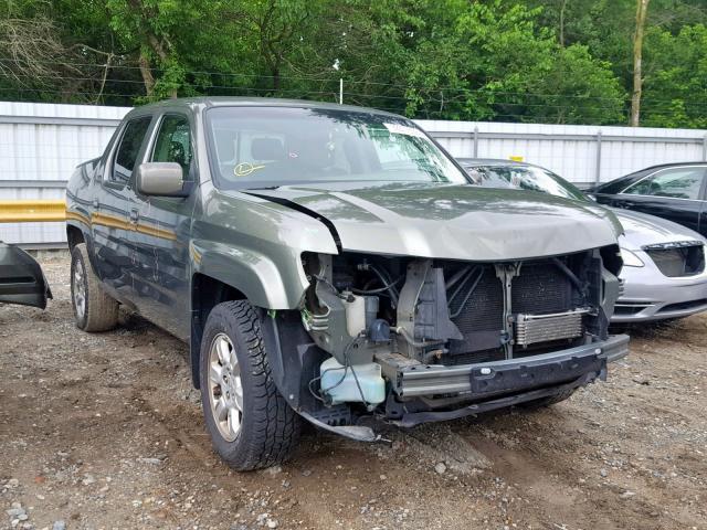 2HJYK16446H543316 - 2006 HONDA RIDGELINE GREEN photo 1