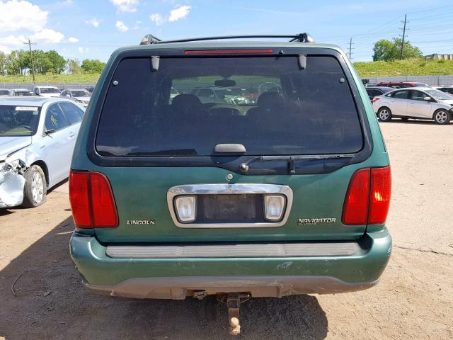 5LMFU28A1YLJ39497 - 2000 LINCOLN NAVIGATOR მწვანე ფოტო 9