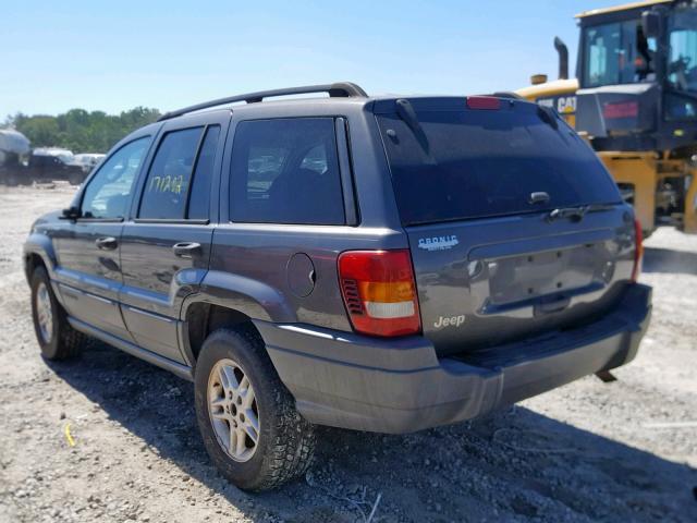 1J4GX48S94C112608 - 2004 JEEP GRAND CHER GRAY photo 3