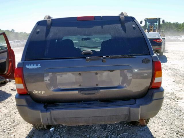 1J4GX48S94C112608 - 2004 JEEP GRAND CHER GRAY photo 9