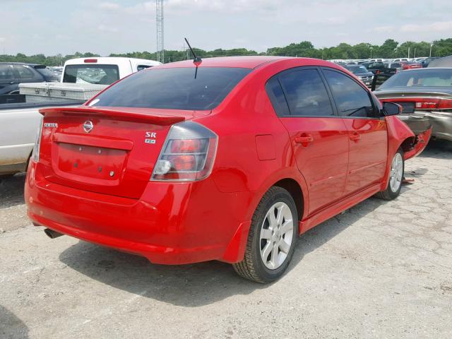 3N1AB61E39L658989 - 2009 NISSAN SENTRA 2.0 RED photo 4