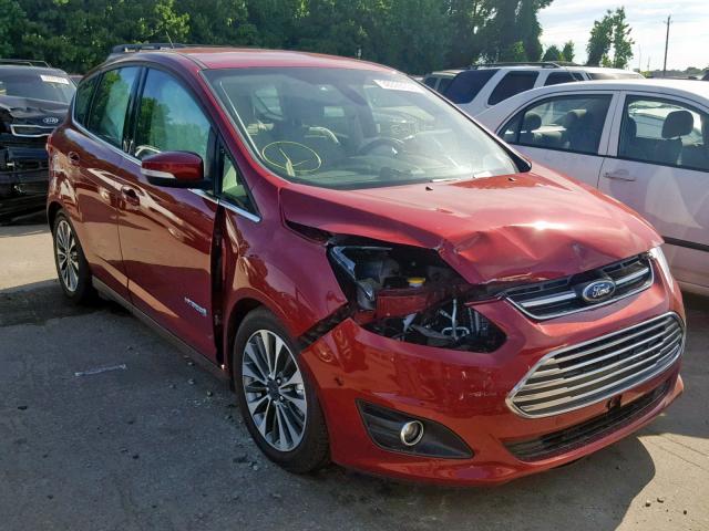 1FADP5DU4HL117104 - 2017 FORD C-MAX TITA RED photo 1