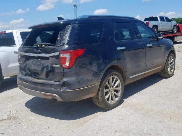 1FM5K7FH5HGC89476 - 2017 FORD EXPLORER L CHARCOAL photo 4