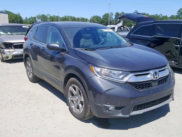 2HKRW1H84JH522687 - 2018 HONDA CR-V EXL GRAY photo 1