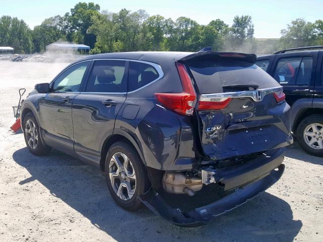 2HKRW1H84JH522687 - 2018 HONDA CR-V EXL GRAY photo 3