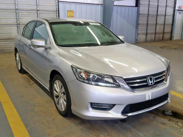 1HGCR2F89DA136589 - 2013 HONDA ACCORD EXL SILVER photo 1