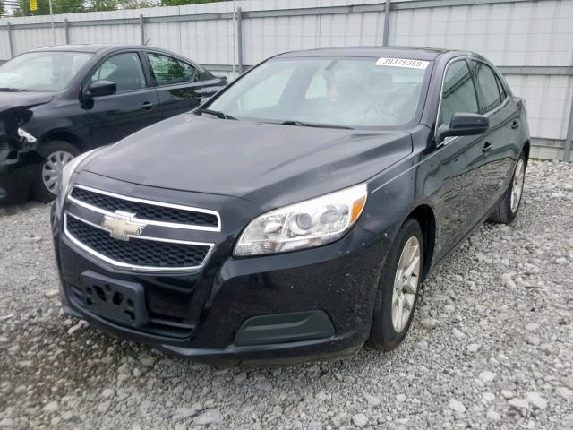 1G11D5RR1DF102507 - 2013 CHEVROLET MALIBU 1LT BLACK photo 2