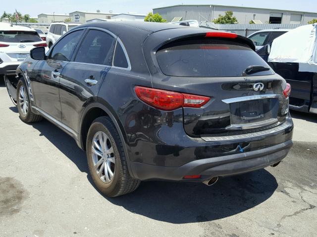 JN8AS1MU6BM712000 - 2011 INFINITI FX35 BLACK photo 3