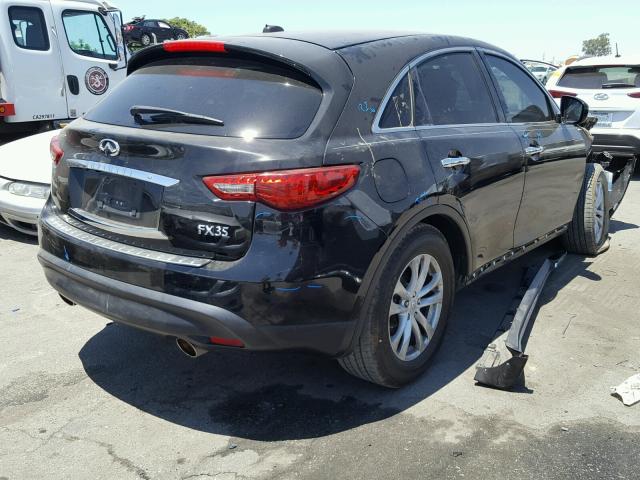 JN8AS1MU6BM712000 - 2011 INFINITI FX35 BLACK photo 4