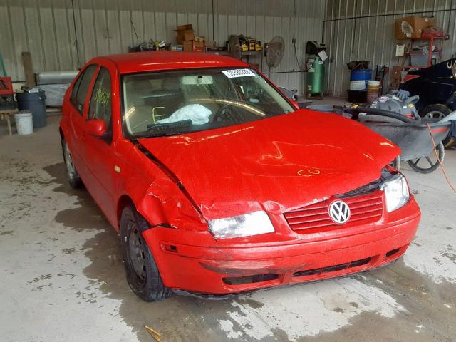 3VWSC29M2YM000959 - 2000 VOLKSWAGEN JETTA GLS RED photo 1