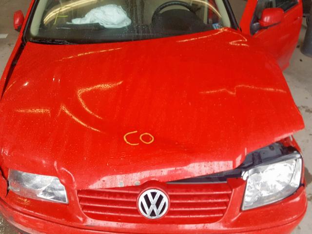 3VWSC29M2YM000959 - 2000 VOLKSWAGEN JETTA GLS RED photo 7