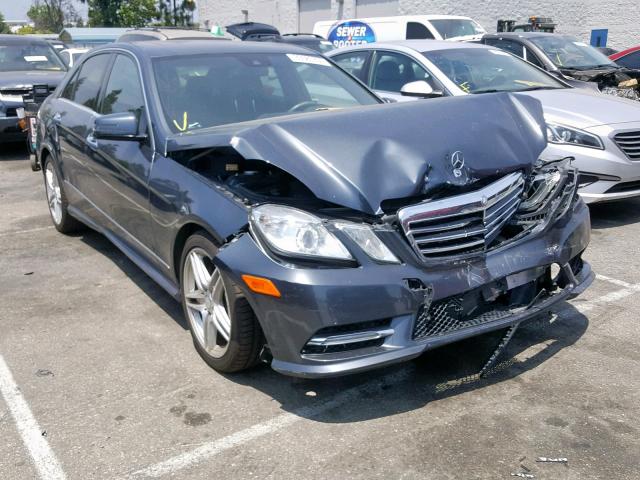 WDDHF5KB7DA769808 - 2013 MERCEDES-BENZ E 350 CHARCOAL photo 1