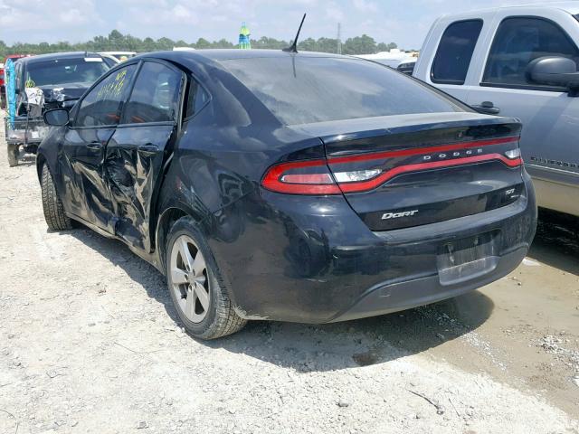 1C3CDFBB0FD364332 - 2015 DODGE DART SXT BLACK photo 3