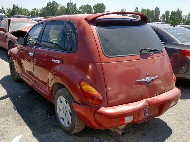 3C4FY48B74T251851 - 2004 CHRYSLER PT CRUISER BURGUNDY photo 3