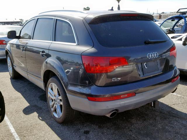 WA1BV74L47D085591 - 2007 AUDI Q7 4.2 QUA CHARCOAL photo 3