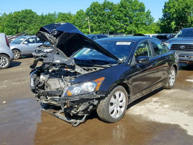 1HGCP2F87AA188613 - 2010 HONDA ACCORD EXL BLACK photo 2