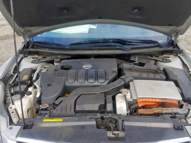 1N4CL21E59C121277 - 2009 NISSAN ALTIMA HYB SILVER photo 7