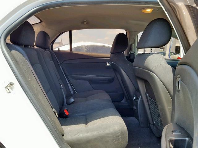 1G1ZC5EU4CF146113 - 2012 CHEVROLET MALIBU 1LT WHITE photo 6